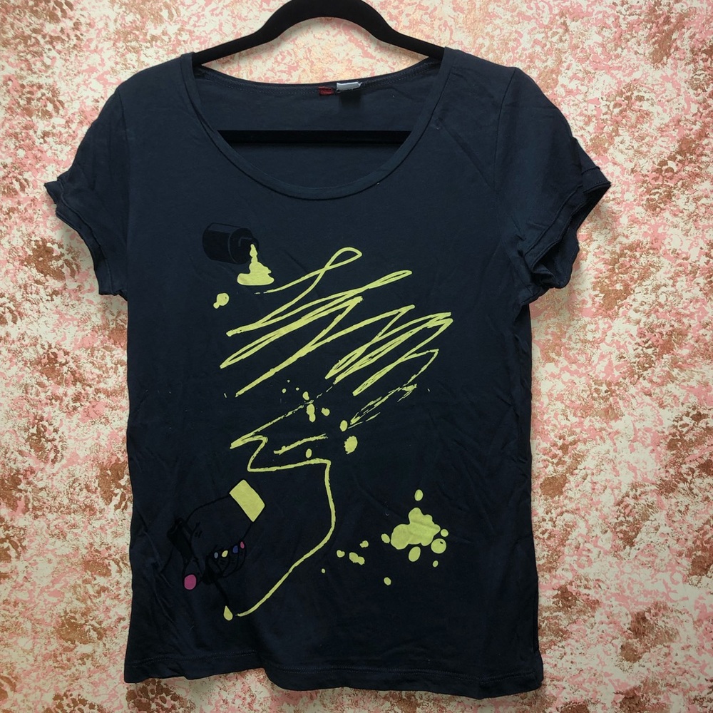 NAIL POLI$H T SHIRT FROM TURKEY SIZE LARGE
